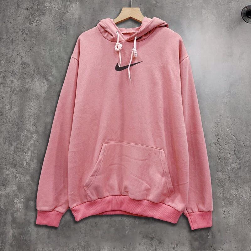 Áo Hoodie Nỉ Ngoại Thêu LoGo_Chất Nỉ Bông Dày Dặn_Form Tay Dơi Phồng_Nón Rộng 2 Lớp_Unisex Nam Nữ Ok