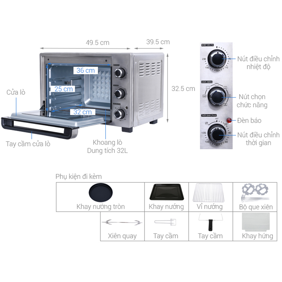 Lò Nướng Sharp EO-A323RCSV-ST - Hàng Chính Hãng
