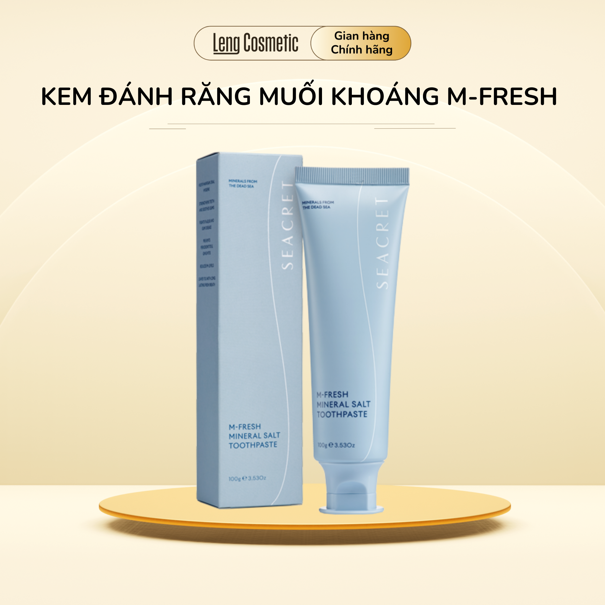 KEM ĐÁNH RĂNG MUỐI KHOÁNG M-FRESH SEACRET