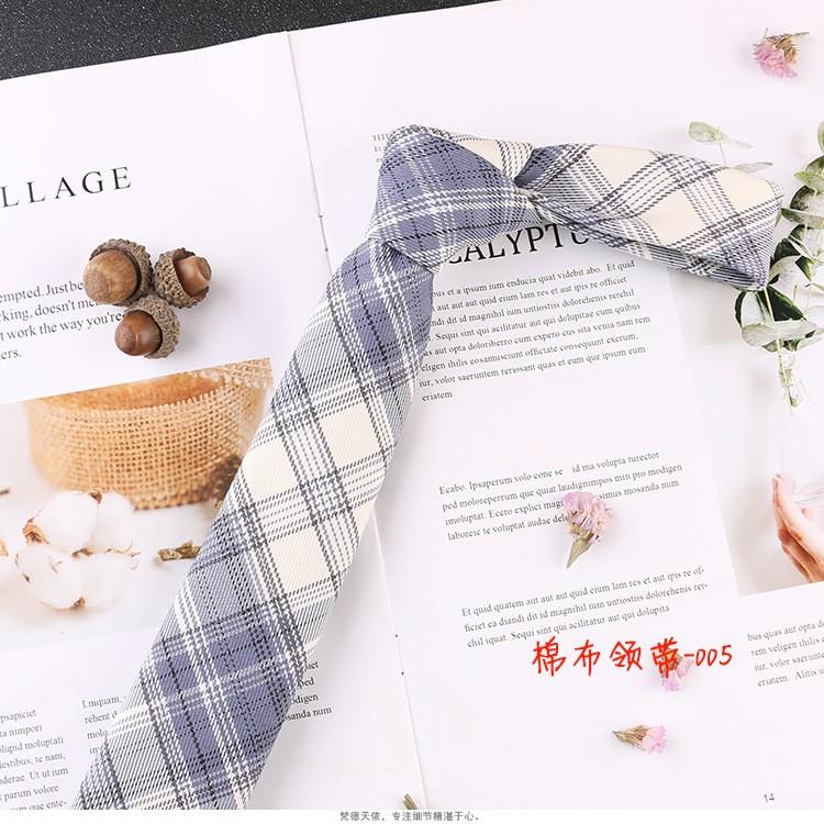 CÀ VẠT CÔNG SỞ, HỘI NGHỊ CHO THANH NIÊN, CÀ VẠT PHONG CÁCH HÀN QUỐC bản hẹp 6m chất liệu vải bông cotton
