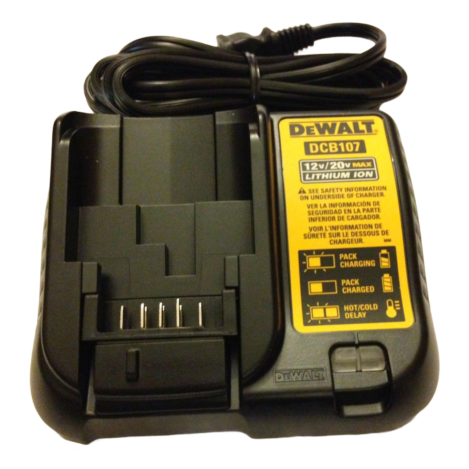 Bộ sạc pin Dewalt 10.8v-18v DCB107-B1