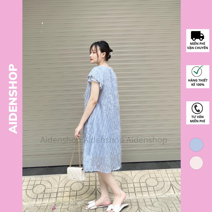 Váy bầu dự tiệc xinh thiết kế Aidenshop đầm bầu thời trang suông ren sang chảnh