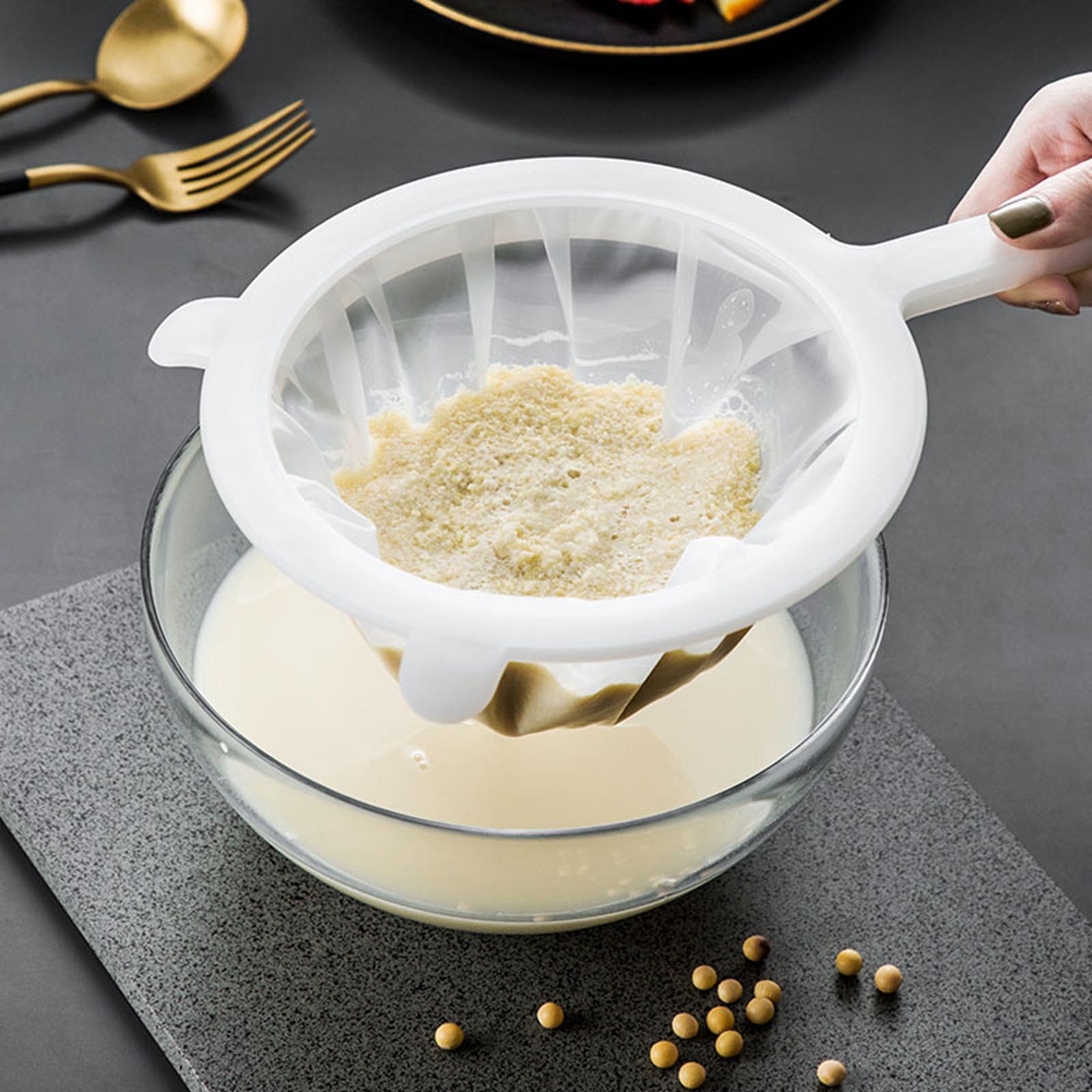 Reusable Food Strainers Mesh Sieve Filter for Tea Yogurt Soy Milk