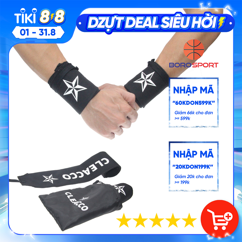 Bộ Băng Quấn Bảo Vệ Cổ Tay Cleacco Street Workout Wrist Wraps , Tập gym , Thể dục dụng cụ , Yoga , thiết kế quấn đặc biệt giúp cổ tay linh hoạt , giảm chấn thương – Hàng chính hãng .