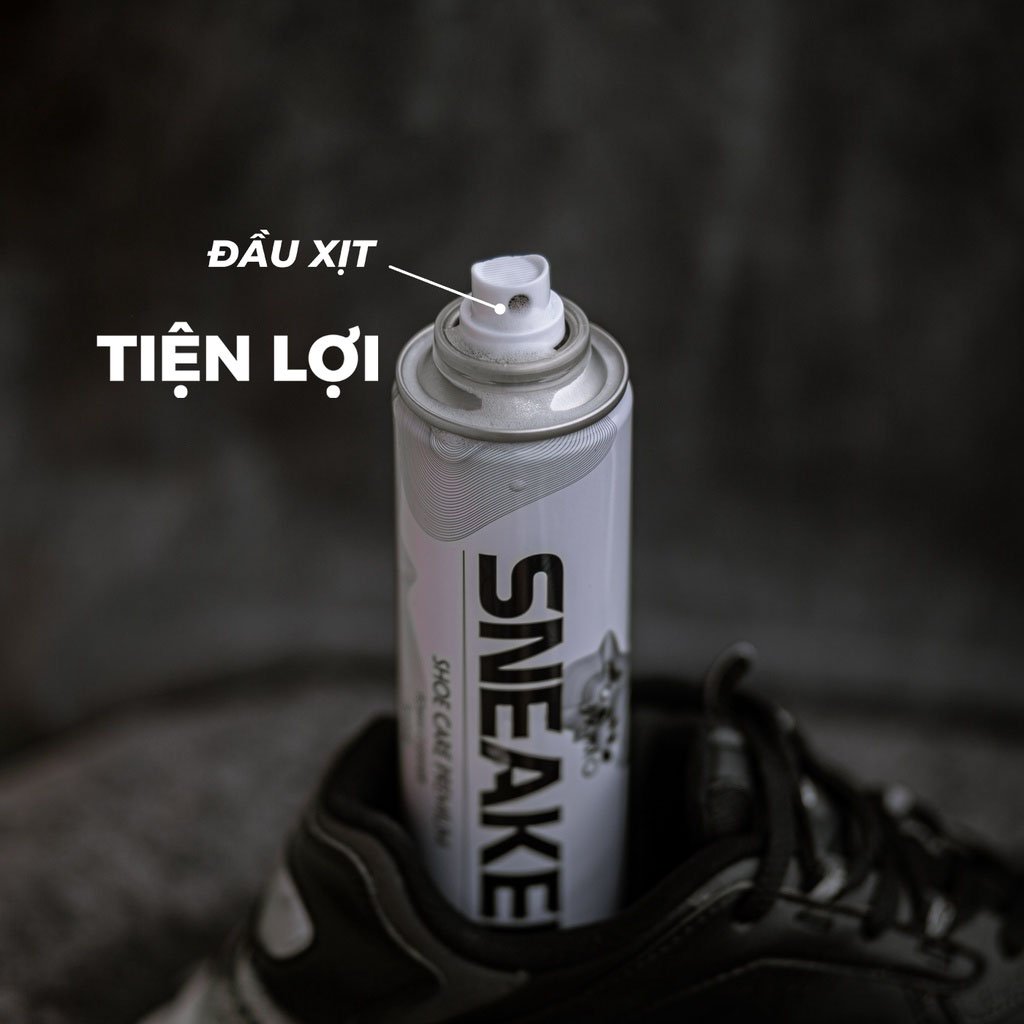 Chai xịt tạo bọt vệ sinh giày Ximo Sneaker 300ml D14