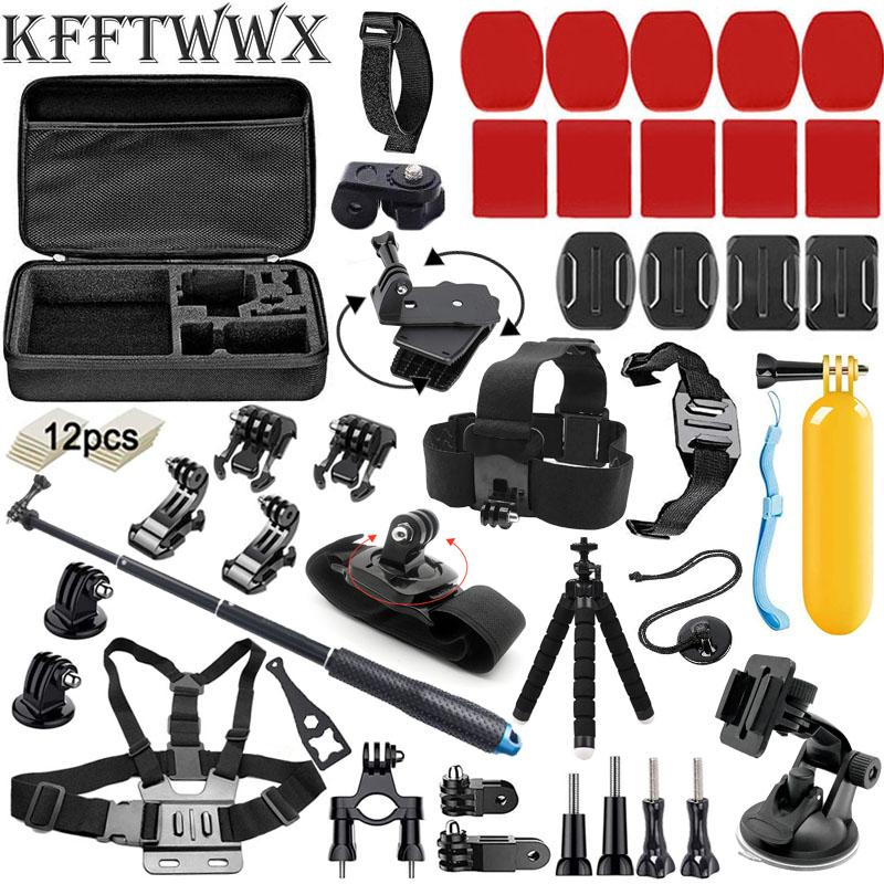 Bộ phụ kiện KFFTWWX cho GoPro Hero 11 10 9 8 7 6 5 4 3 Black Max Go Pro Phiên yi 4K SJCAM EKEN OSMO AKASO APEMAN PHỤ KIỆN