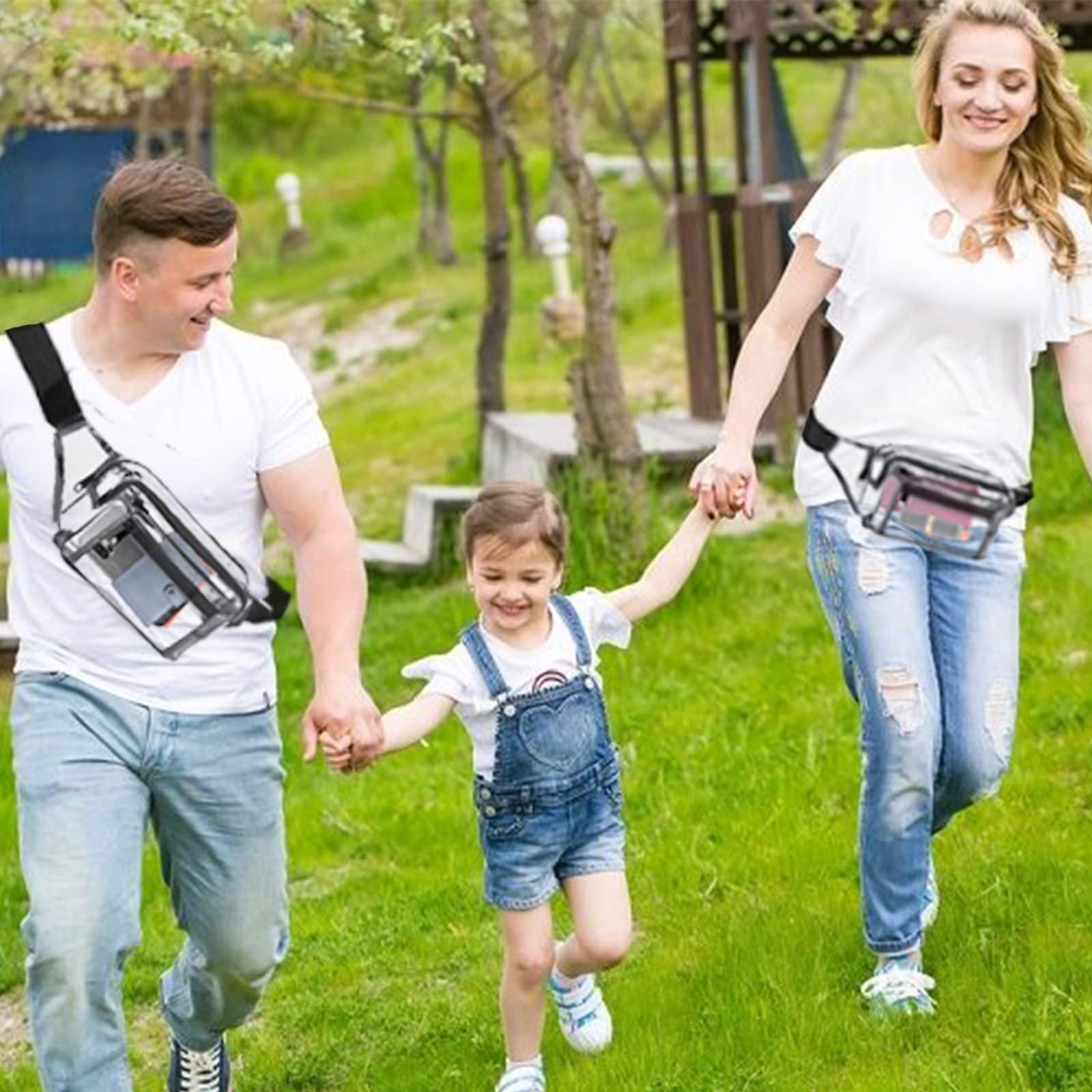 Túi đeo thắt lưng trong suốt dành cho nam nữ Túi đeo hông Fanny Pack Thắt lưng có thể điều chỉnh Chống thấm nước