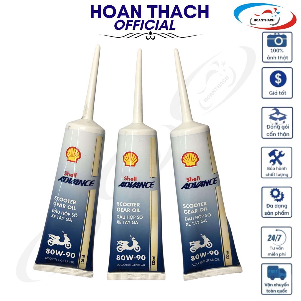 Nhớt Láp ( Hộp Số) Xe Tay Ga Advance Scooter Gear Oil 80W90 120Ml HOANTHACH SP017535