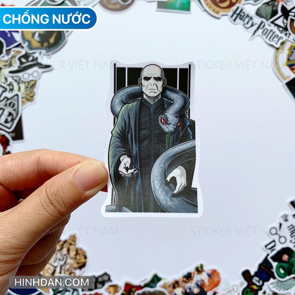 Sticker HARRY POTTER - Dán Trang Trí - Chất Liệu PVC Cán Màng Chất Lượng Cao Chống Nước, Chống Nắng, Không Bong Tróc Phai Màu