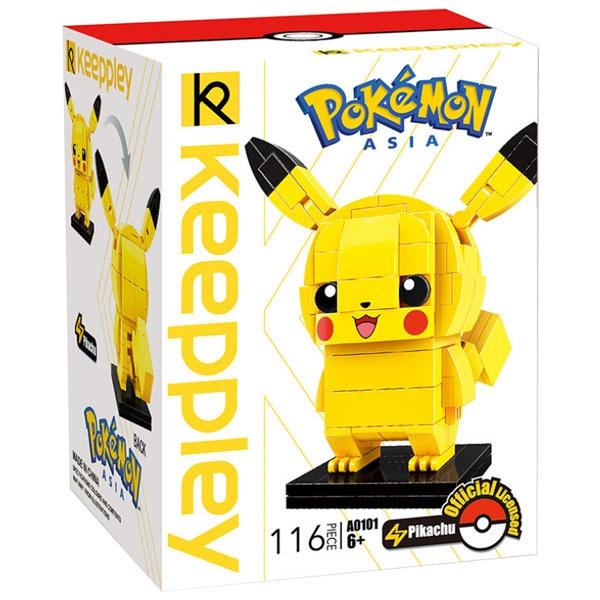 Đồ chơi lắp ráp Pokemon, Keeppley Pokemon, A0101 – Pokemon Pikachu