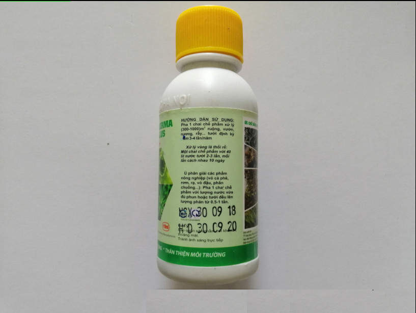 5 LỌ TRICHODERMA BACILLUS ỨC CHẾ NẤM, VI KHUẨN, TUYẾN TRÙNG