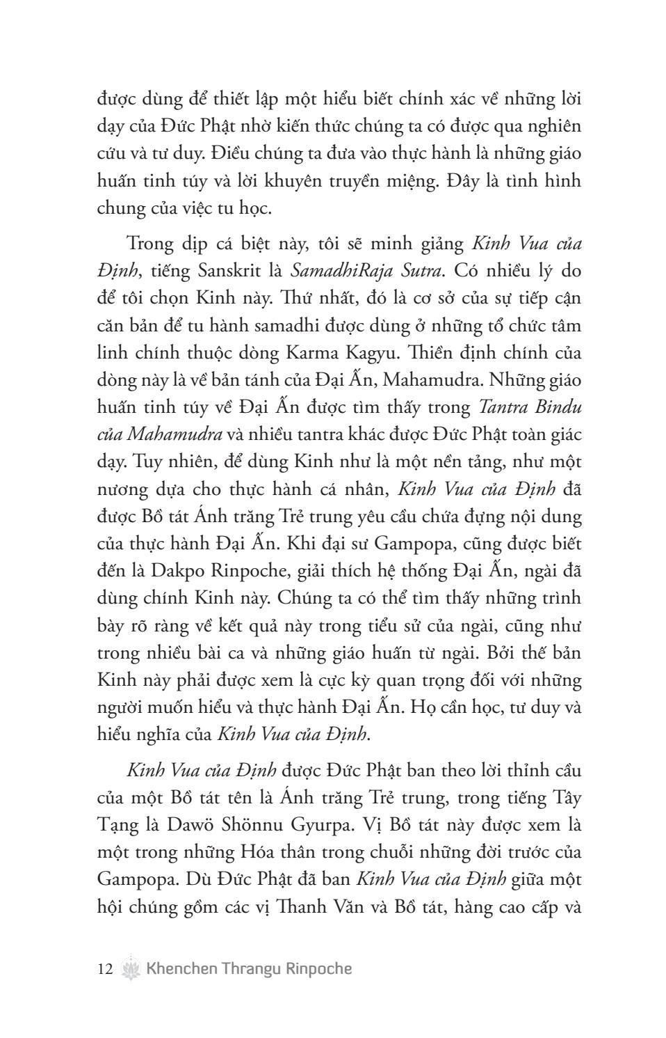 Kinh Vua Của Định - Bài Ca Đại Ấn