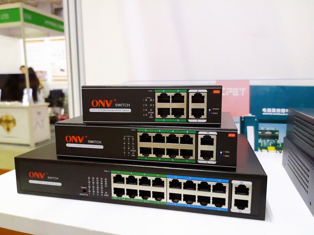 Switch POE 4-8-16 cổng + 2 cổng Uplink dùng cho camera IP