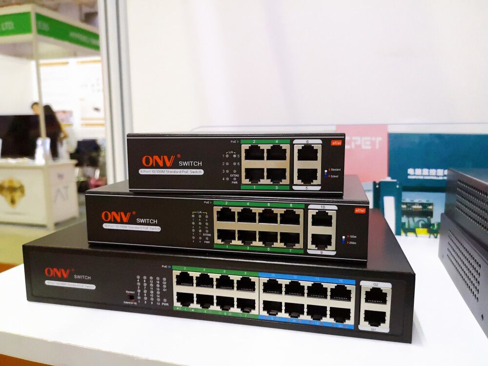 Switch POE 4-8-16 cổng + 2 cổng  Uplink dùng cho camera IP