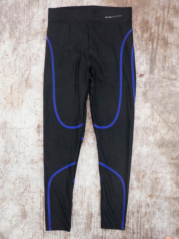Quần Legging Oysho Fitness High Waist Leggings Contrast Stripes - SIZE S/M