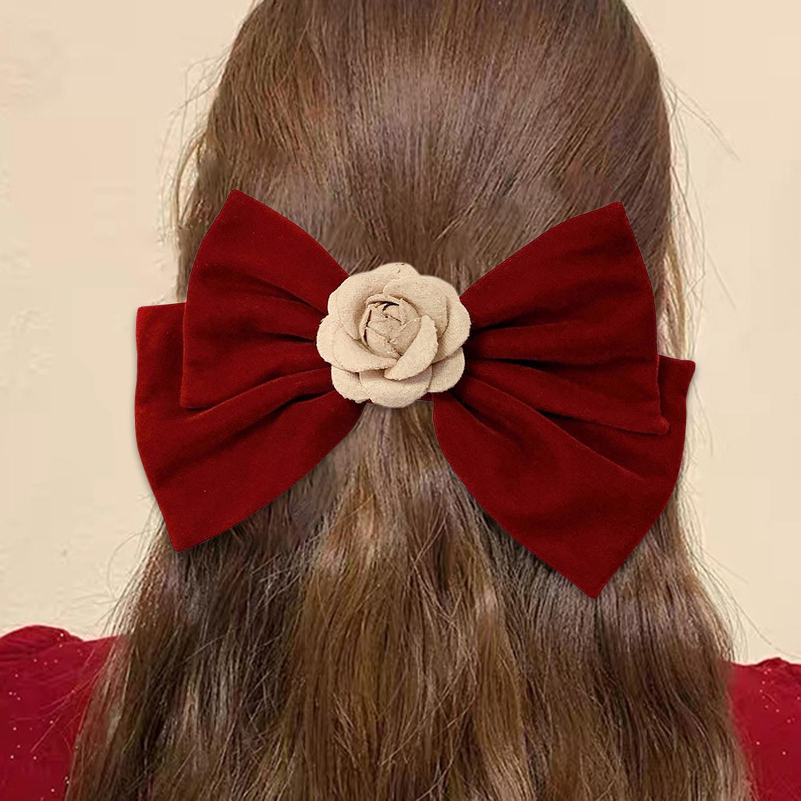 Hair Bow Hair Clip Barrettes Women Clothing Supplies Girls Birthday