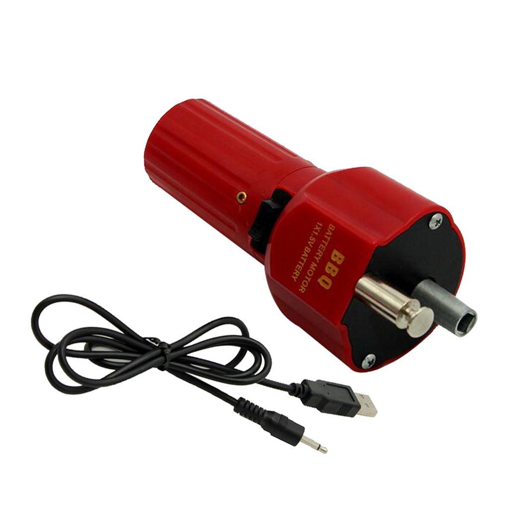 2 x 5VElectric Rotating Motor Barbecue Rotisserie Motor 4.2RPM