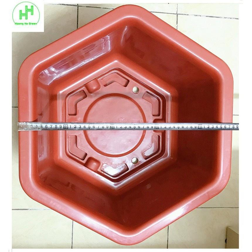 3 Chậu Nhựa Trồng Hoa, Cây Cảnh Bình Thuận FAC-480 hàng chất lượng nhựa bền đẹp