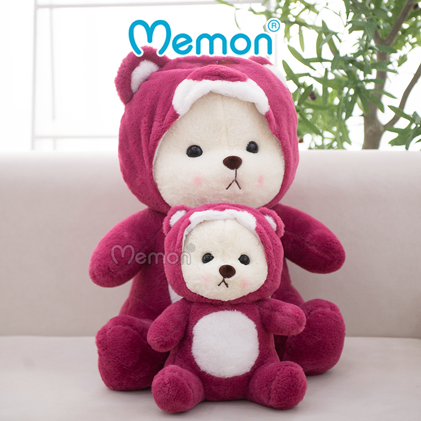 Gấu Bông Teddy Lena Cosplay Lotso 35cm - 60cm Cao Cấp Memon