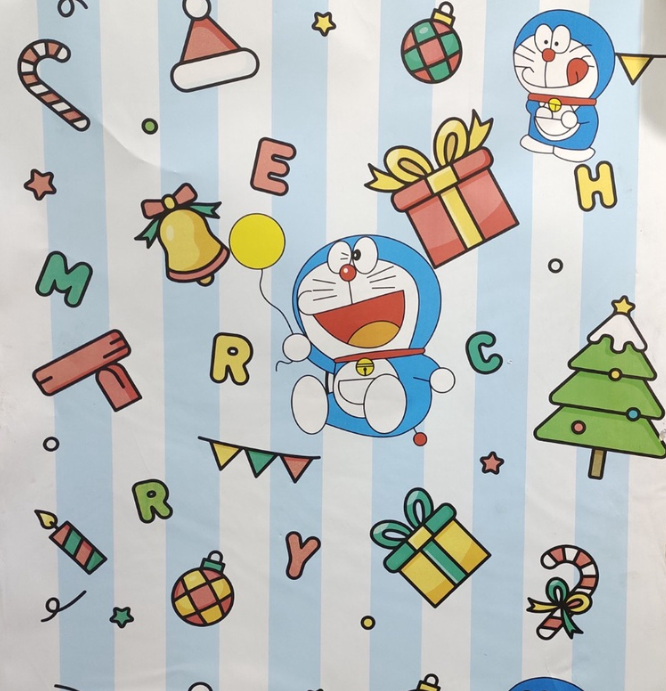 Combo 10 mét giấy dán tường, decal dán tường trang trí nhà cửa MON SỌC DỄ THƯƠNG khổ 45cm