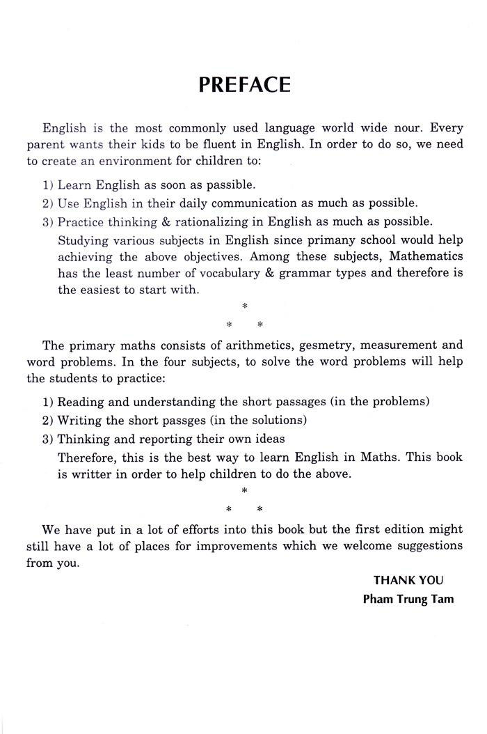 Toán Đố Lớp 5 - Word Problems Primary Maths 5 (Tái Bản)