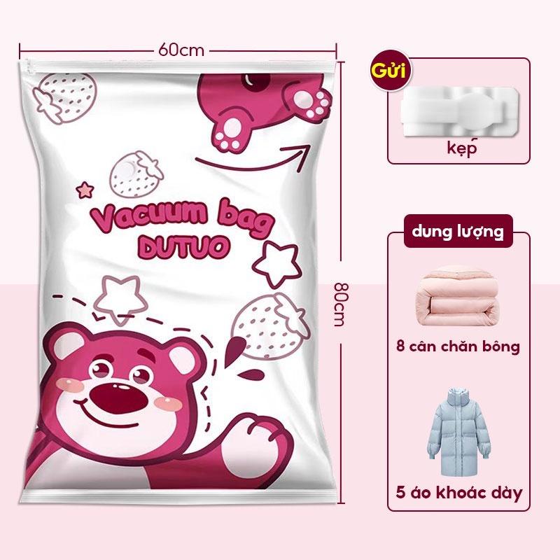 Túi hút chân không đựng quần áo túi nén Tiết kiệm 90% không gian tiết kiệm không gian chống ẩm và chống nấm mốc