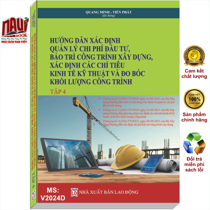Hướng Dẫn Xác Định Quản Lý Chi Phí Đầu Tư, Bảo Trì Công Trình Xây Dựng, Xác Định Các Chỉ Tiêu Kinh Tế Kỹ Thuật Và Đo Bóc Khối Lượng Công Trình
