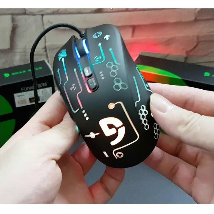 Chuột Fuhlen Nine Series G90S Gaming Black USB - Hàng chính hãng