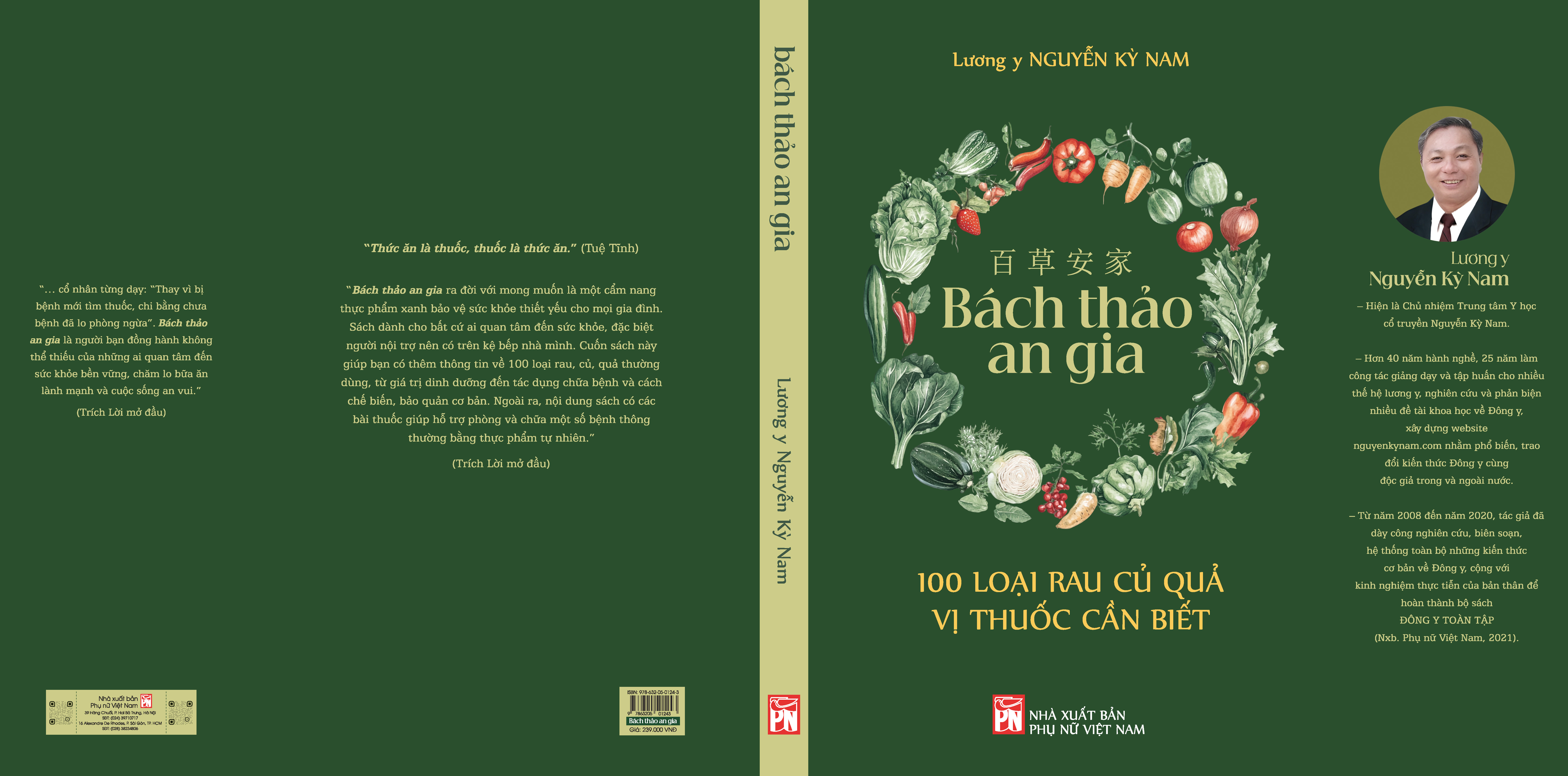 Sách Bách Thảo An Gia - 100 loại rau củ quả vị thuốc cần biết