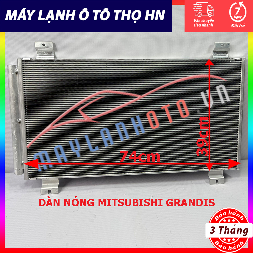 Dàn (giàn) nóng Mitsubishi Grandis Hàng xịn Thái Lan (hàng chính hãng nhập khẩu trực tiếp)