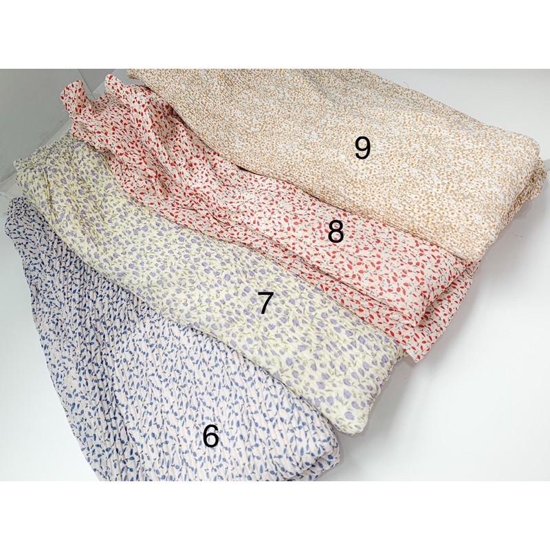 Chân Váy Hoa Nhí Xếp Ly Pastel Vintage Có Sẵn Siêu Xinh - Hàng cao cấp kèm ảnh chụp thật