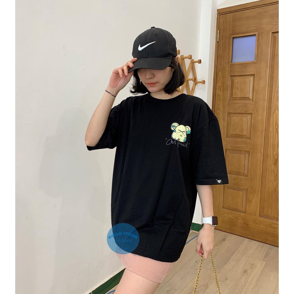 Áo thun unisex lưng gấu phát quang