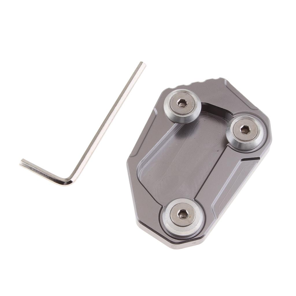 Motorcycle CNC Side Stand Kickstand Enlarge Plate Pad For BMW S1000R K47 2014 2015 2016