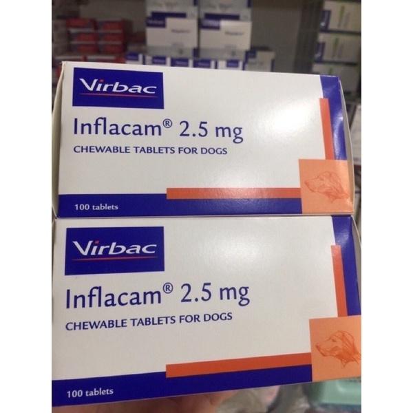 Virbac Inflacam 2.5mg - Giảm đau kháng viêm cho chó 1vien