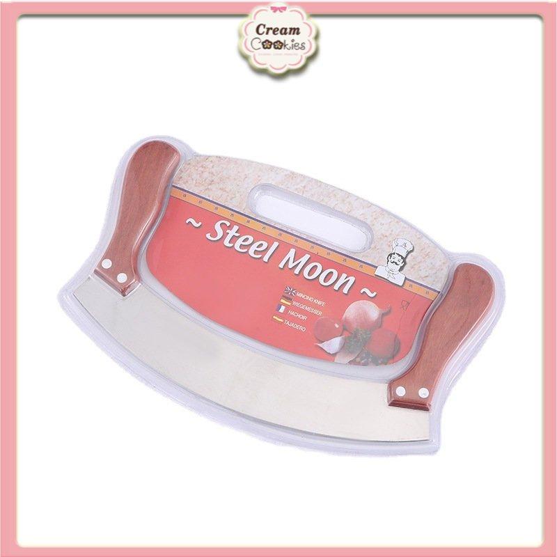 Dao Cắt Pizza/Cắt Bánh/Căt Bột/Dụng Cụ Cắt Kẹo Nougat Inox Dài 25cm