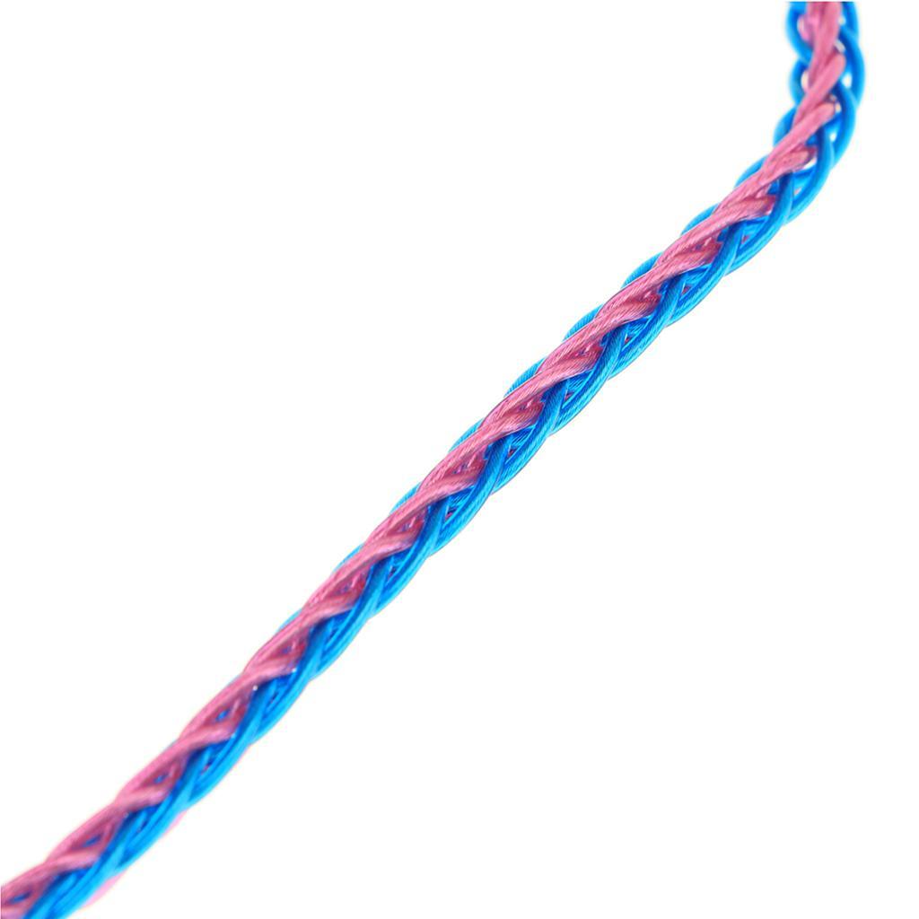 2-3pack 7N OCC Copper Wire, DIY HiFi Audio Cable for Earphone 2m Blue and Purple