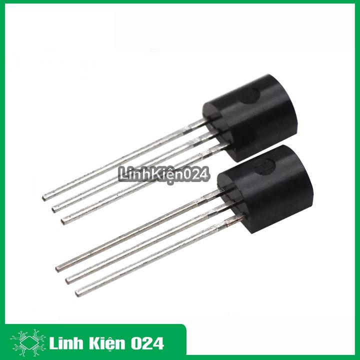 Linh kiện bán dẫn BC557 TO-92 TRANS NPN dòng 0.1A điện áp 45V