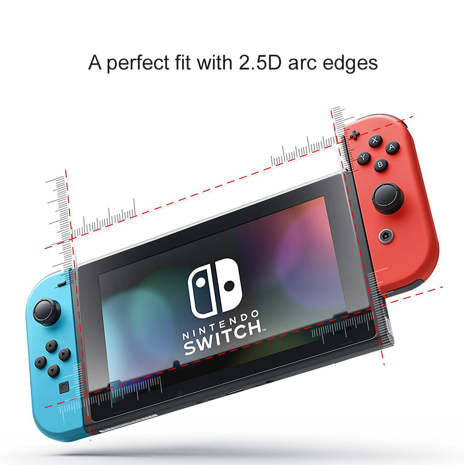 Miếng dán kính cường lực Full 2.5D cho Nintendo Switch