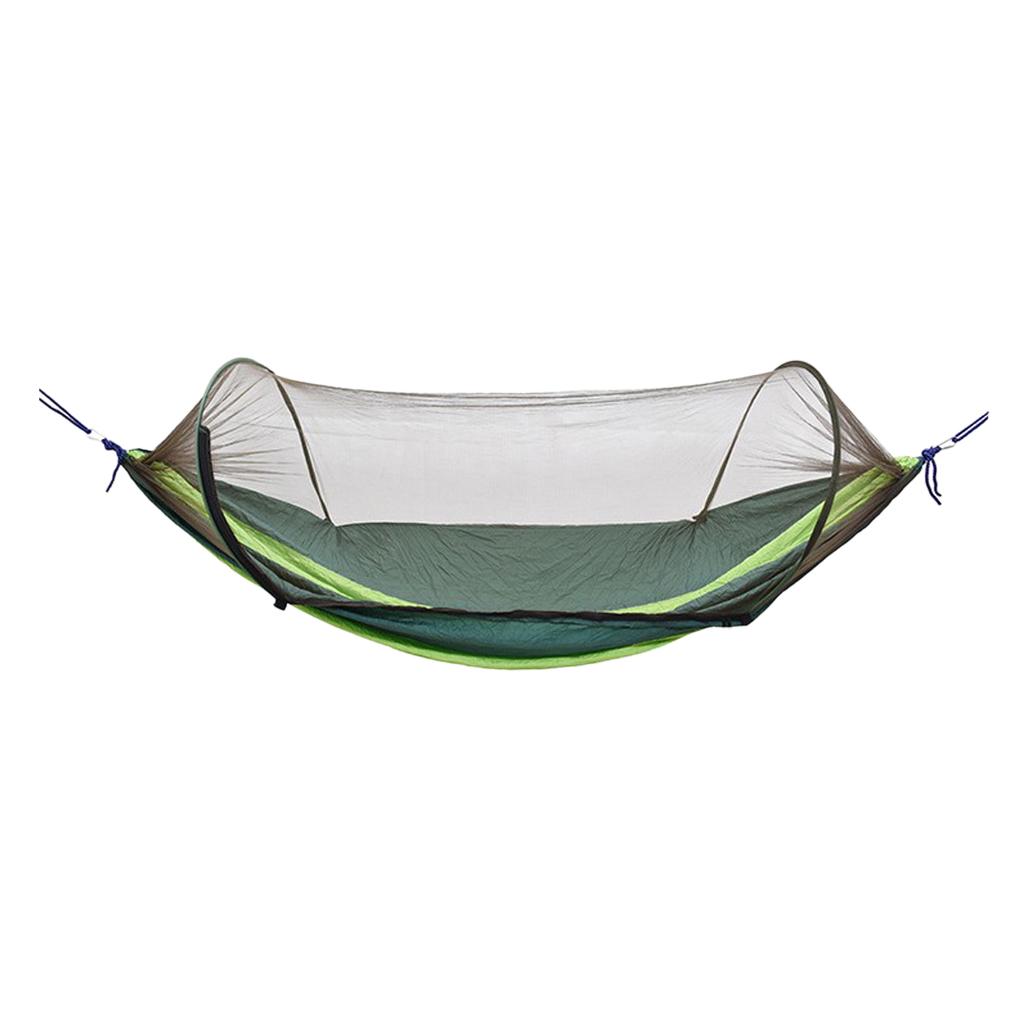 Outdoor Camping Hammock Boat Shape Bed with Prevent Bites Net