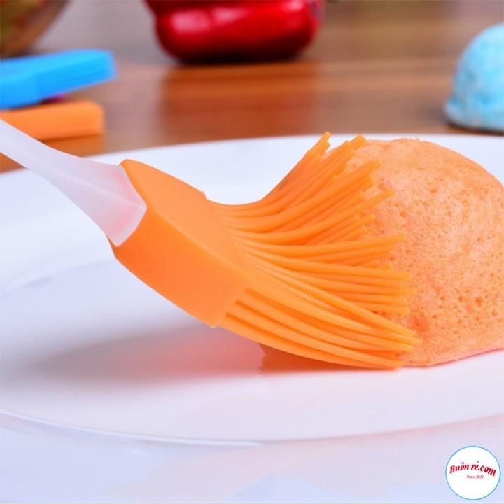 Cọ chổi quét dầu mỡ, nước sốt, mặt bánh, Cọ silicon cán nhựa