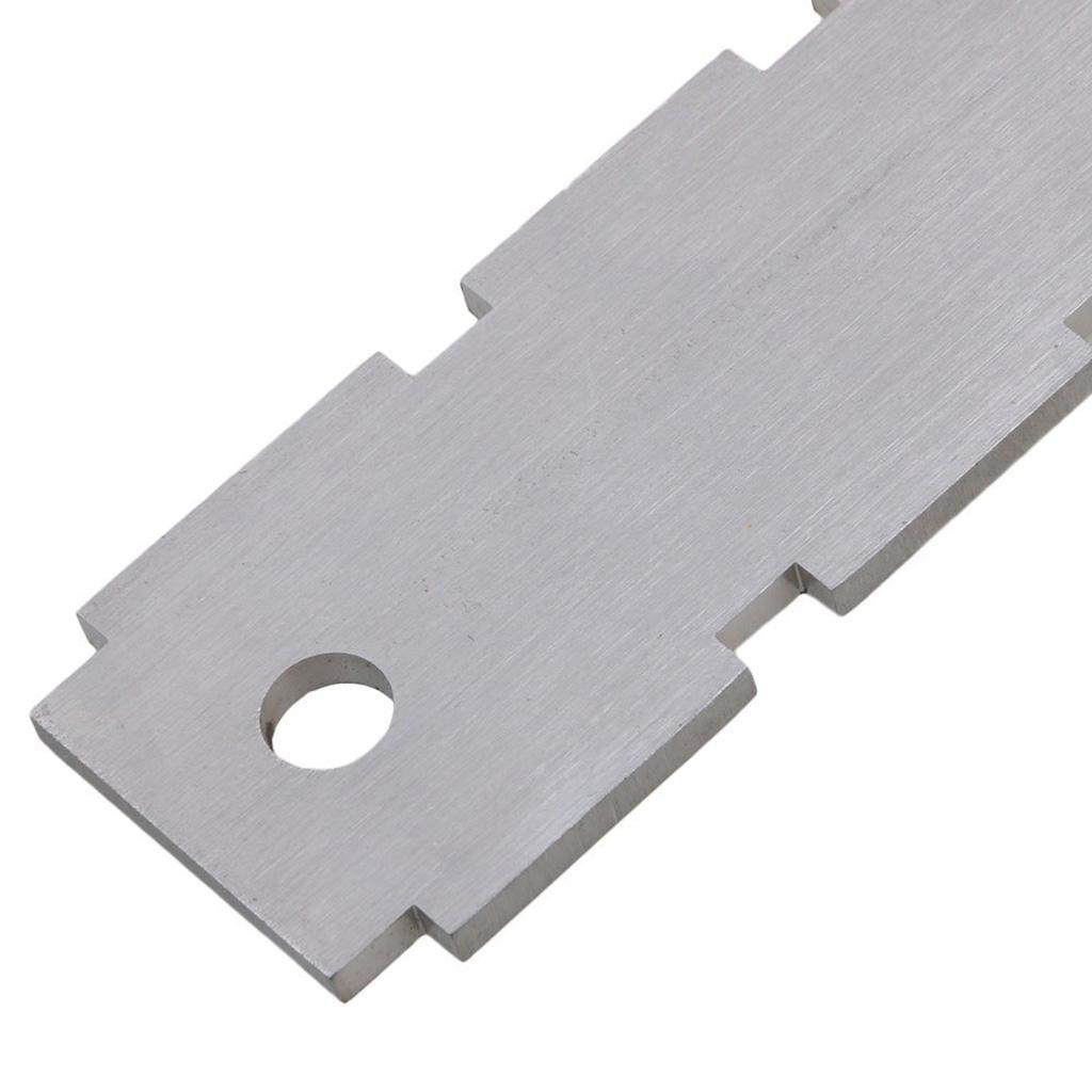 Guitar String Action Ruler + Fret File for Guitar Bass Mandolin Banjo Luthier