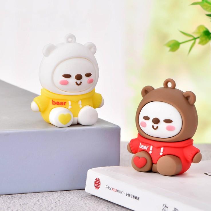 KHO-HN * Búp bê hình Gấu cute cho các bạn làm Jibbitz, móc khóa, DIY