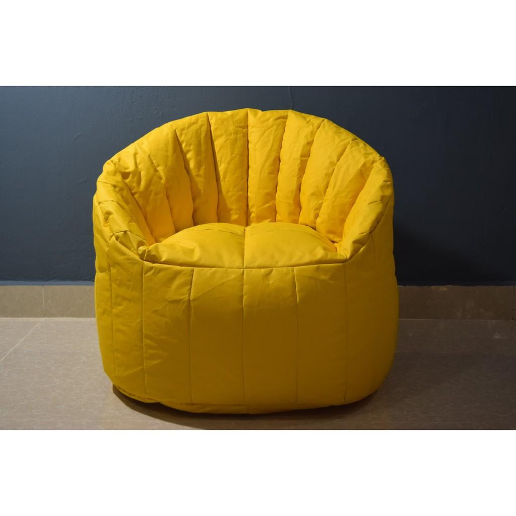 GHẾ LƯỜI HẠT XỐP PEAR BEANBAG CHẤT LIỆU VẢI BỐ OXFORD - CHỐNG THẤM- 1 LỚP - VỎ VÀ HẠT XỐP