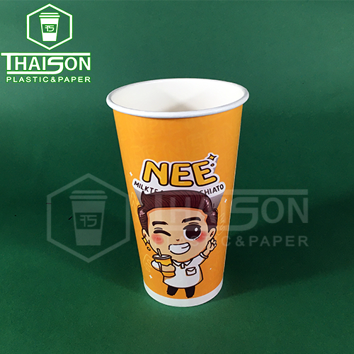 Ly Giấy 480ml 16oz Được In Thương Hiệu Theo Yêu Cầu