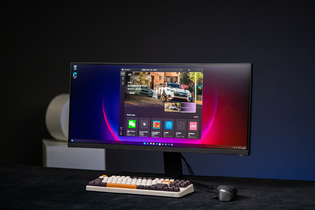 Màn Hình Cong Xiaomi Redmi Mi Curved G34WQi 34 Inch Tần Số 180 Hz 2K Có VESA Chơi Game Làm Việc Thoải Mái - Hàng Nhập Khẩu