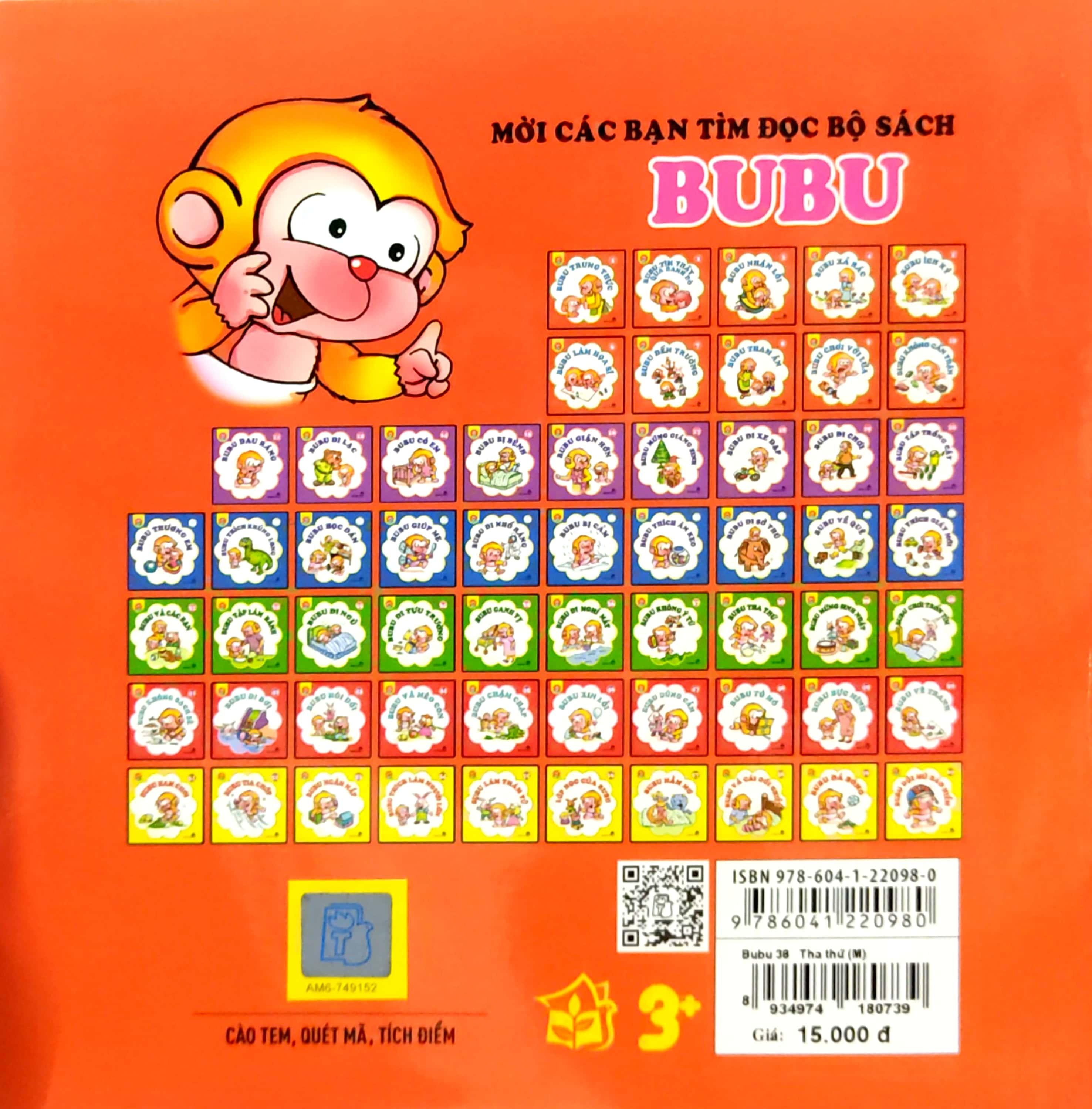 Bé Học Lễ Giáo - Bubu 38: Tha Thứ (Tái Bản 2022)