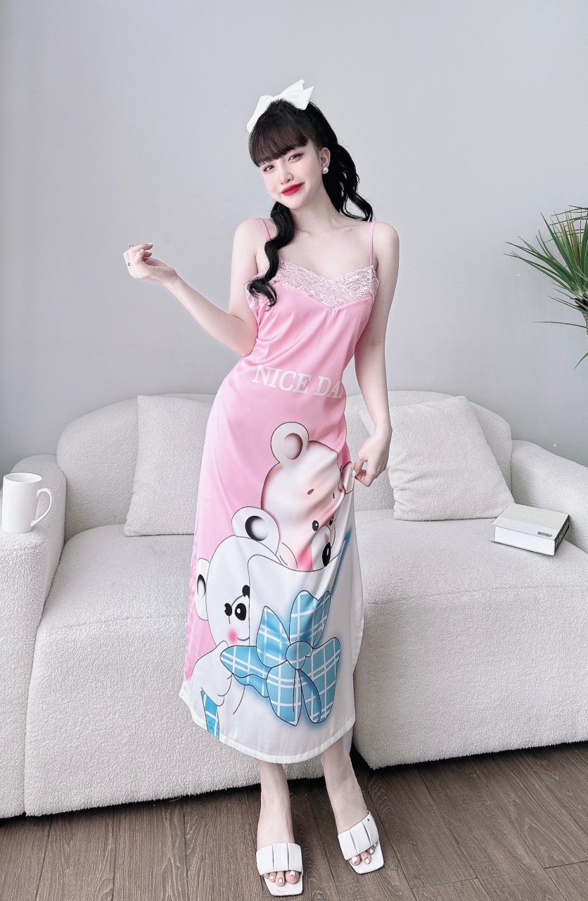 BỘ NGỦ LATIN IN 3D XẺ TÀ CAO CẤP PHỐI REN DƯỚI 65KG DÀNH CHO NỮ
