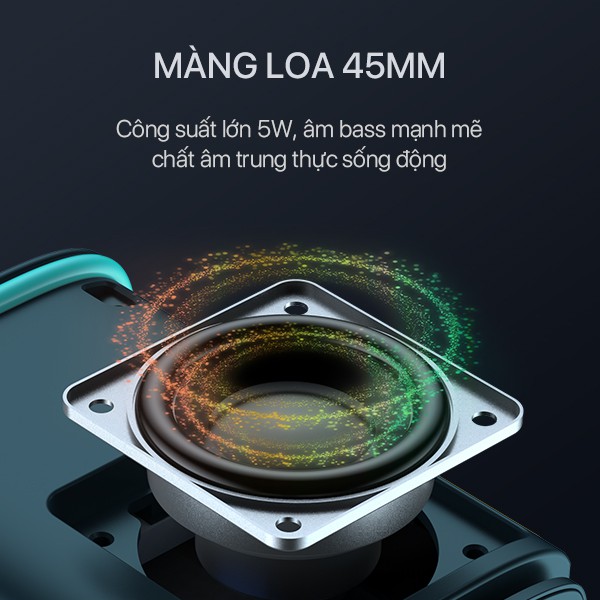 [ CÔNG SUẤT 5W ] Loa Bluetooth 5.0 MINI ACOME, Chống Nước IPX7 - Hàng Chính Hãng