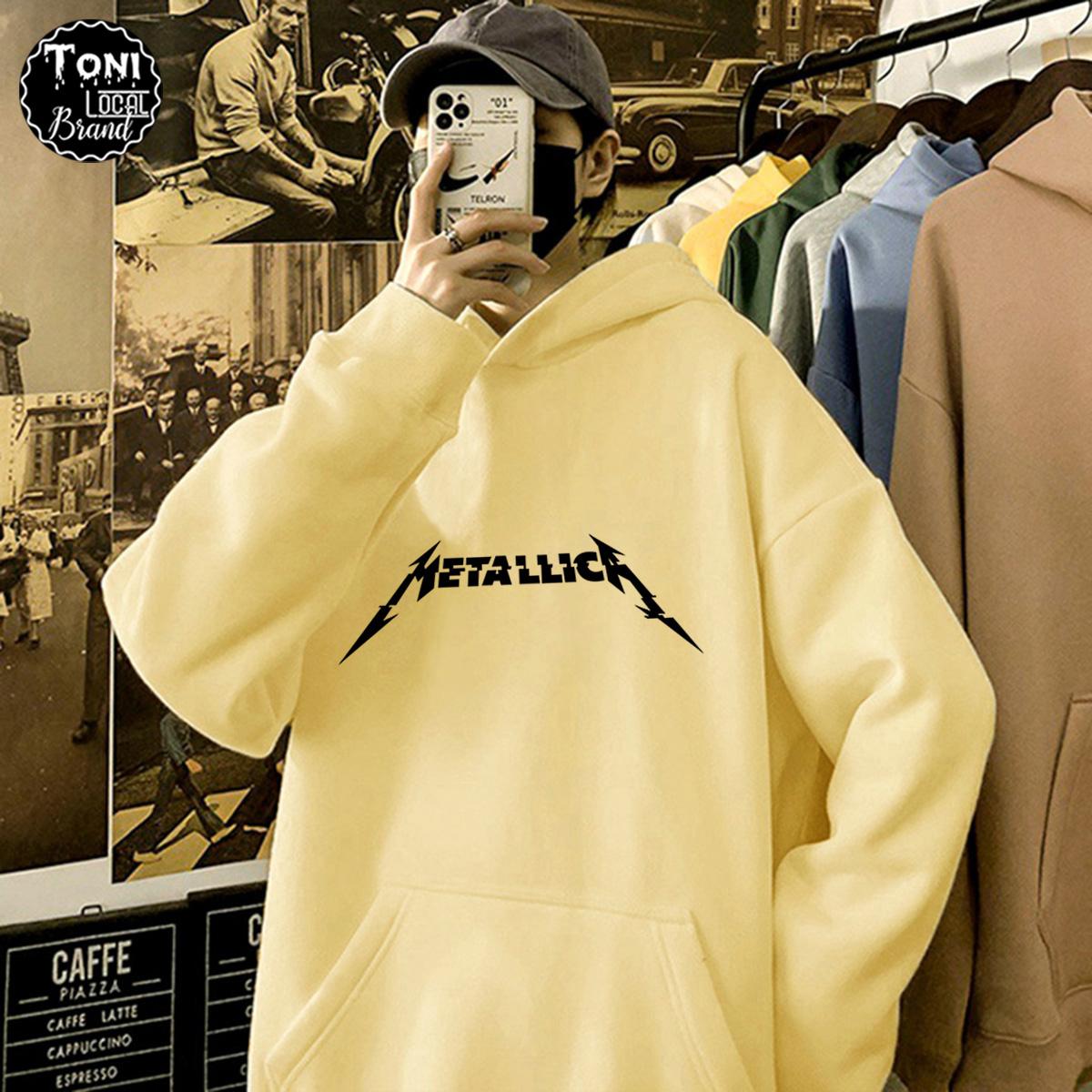 Áo Hoodie Local Brand Metalick Ullzang nỉ bông dày nam nữ Unisex