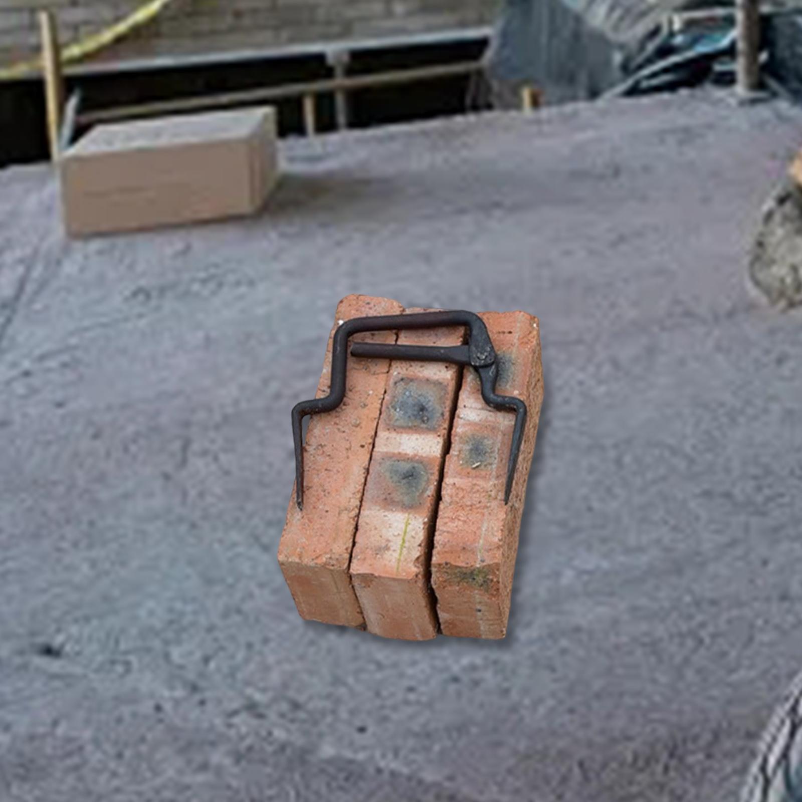 Brick Steel Clamp Reusable Sturdy Portable Clamping Supplies Heavy Duty